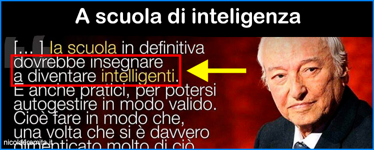 a scuola di inteligenza